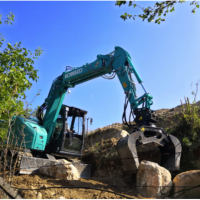 ESCAVADORA KOBELCO SK75SR-7 BRAÇO LATERAL